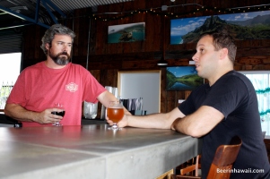 Geoff Seideman and Ben Edmunds at Honolulu Beerworks